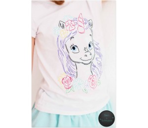 Stickdatei - Baby Unicorn LineArt 6